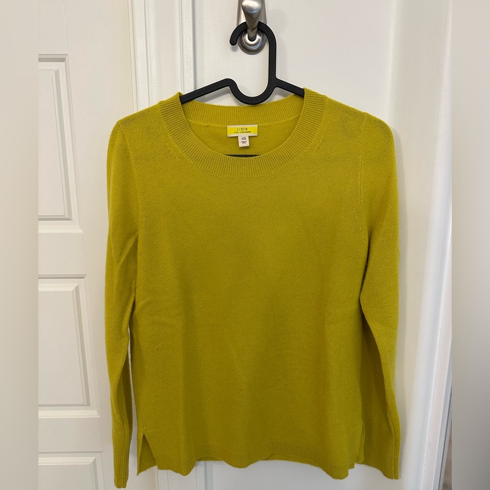 J. Crew Cashmere relaxed crewneck sweater